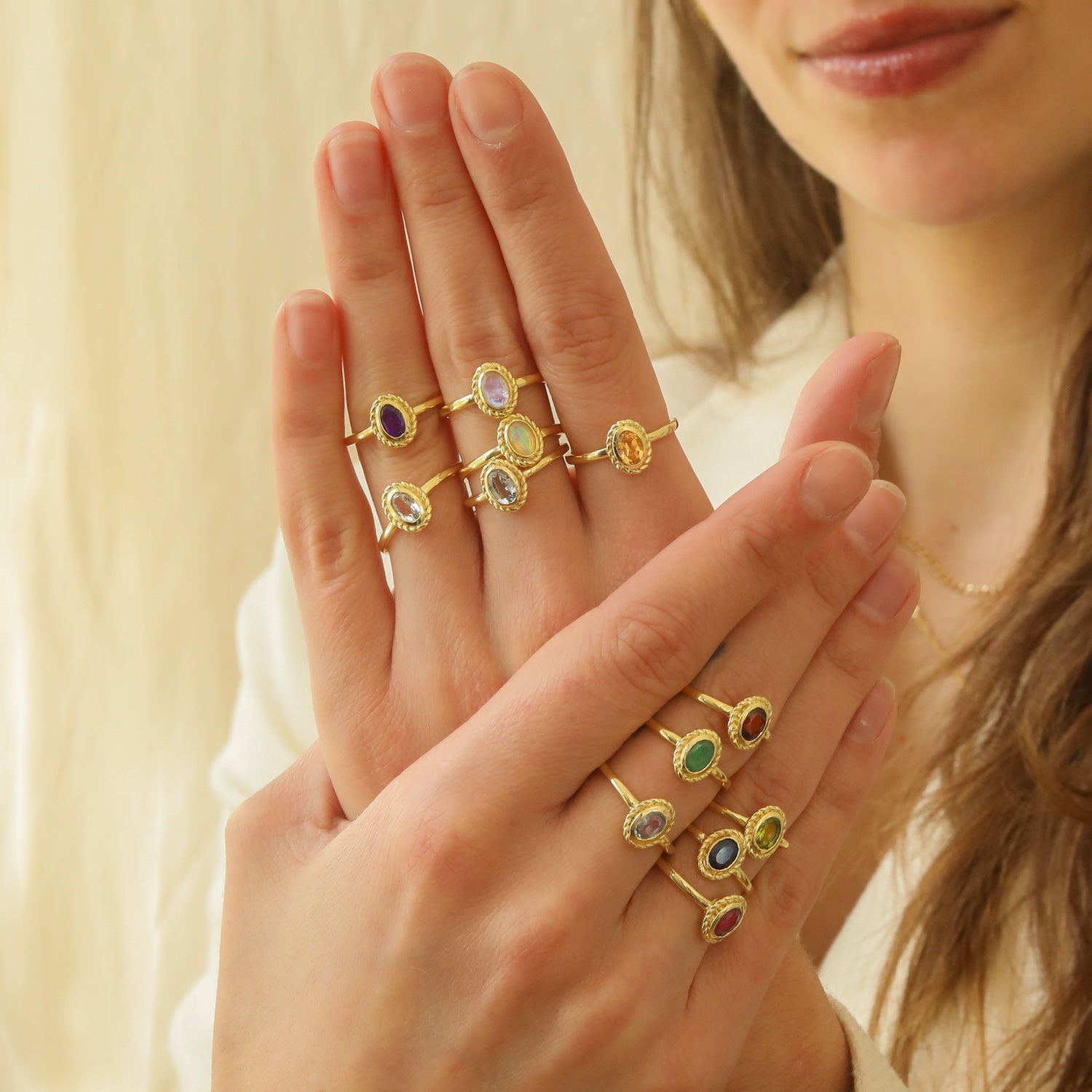 January Garnet - Birthstone ring