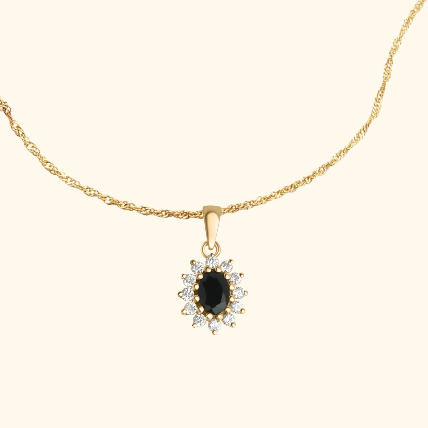 Lady Diana Necklace Black